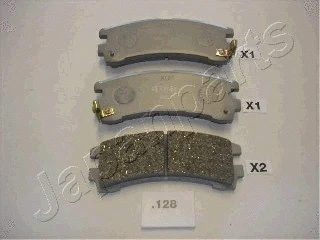 Brake Pad Set, disc brake (PP-128AF)