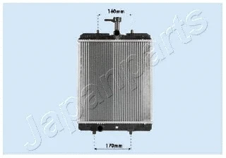 Radiator, engine cooling (RDA033068)