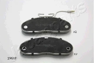 Brake Pad Set, disc brake (PA-196AF)