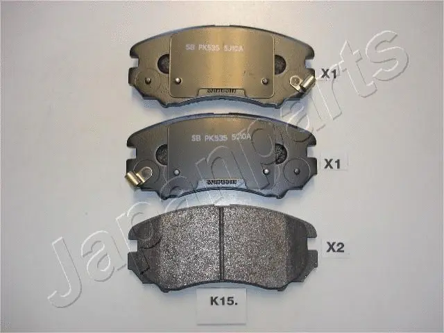 Brake Pad Set, disc brake (PA-K15AF)