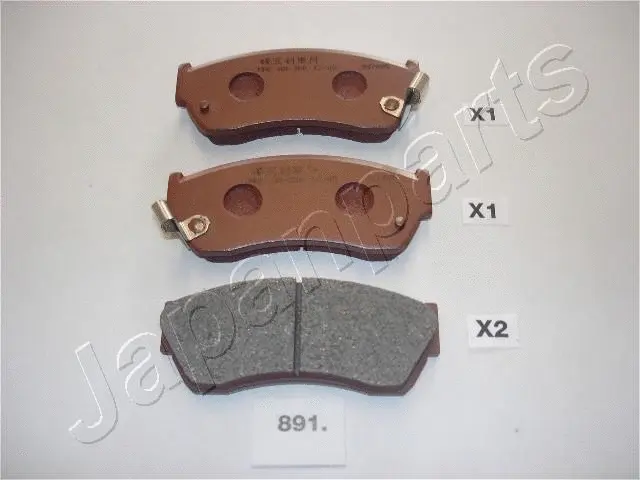 Brake Pad Set, disc brake (PA-891AF)