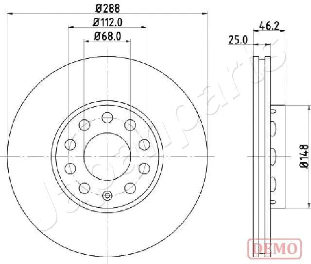 Brake Disc (DI-0910C)