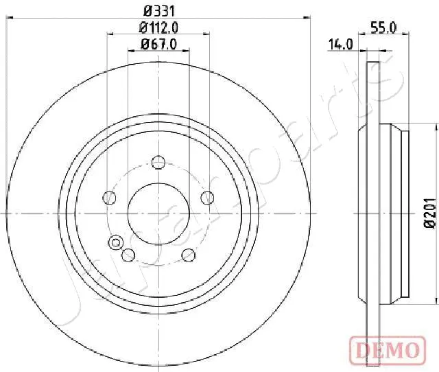 Brake Disc (DP-0523C)