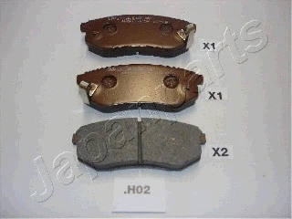 Brake Pad Set, disc brake (PP-H02AF)