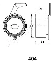Tensioner, timing belt