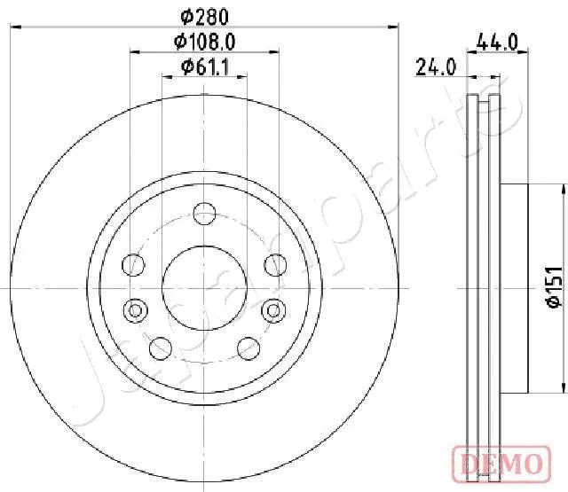 Brake Disc (DI-0716C)
