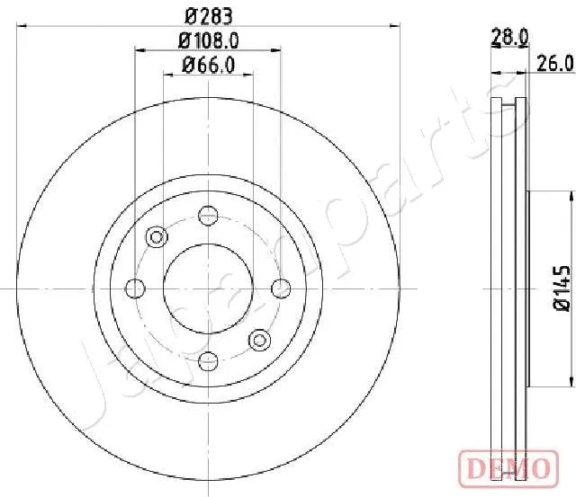 Brake Disc (DI-0627C)