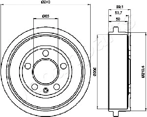 Brake Drum (TA-0900)