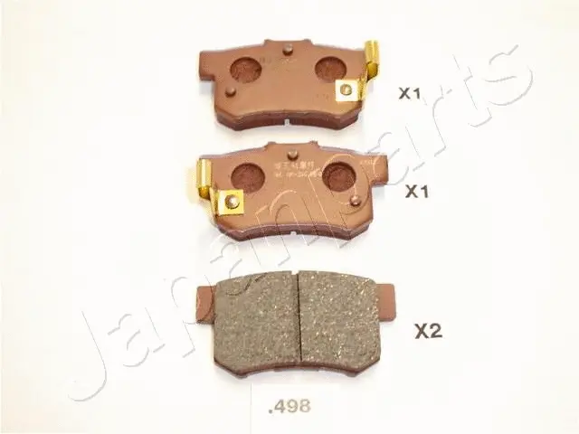 Brake Pad Set, disc brake (PP-498AF)