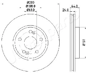 Brake Disc (DI-0710)