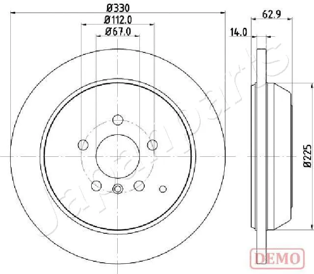 Brake Disc (DP-0524C)