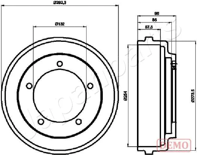 Brake Drum (TA-0316C)