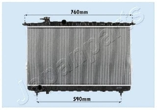 Radiator, engine cooling (RDA283095)