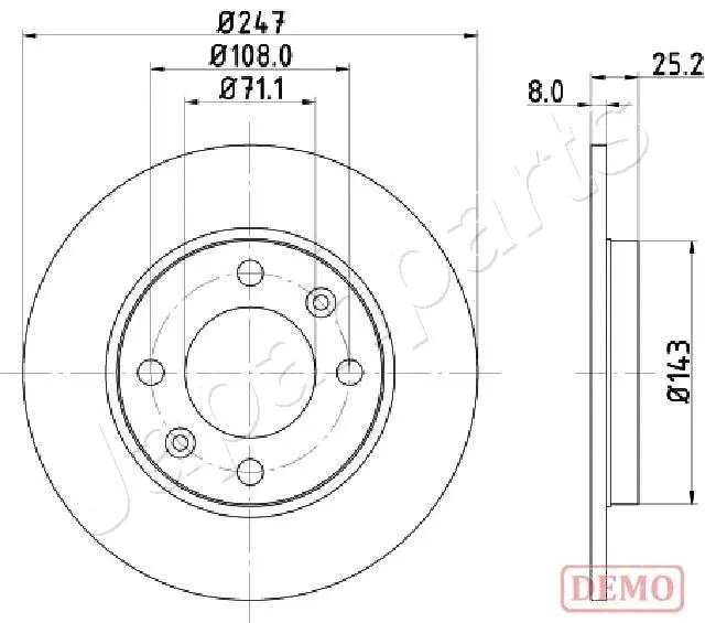 Brake Disc (DP-0615C)