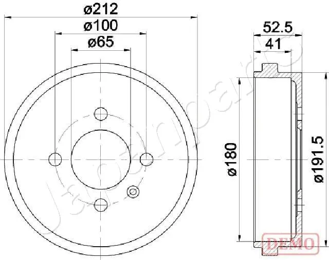 Brake Drum (TA-0912C)