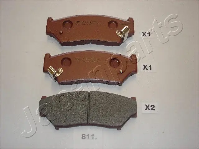 Brake Pad Set, disc brake (PA-811AF)