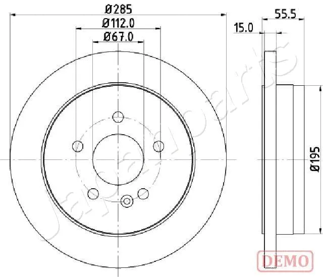 Brake Disc (DP-0522C)