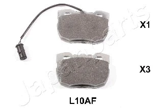 Brake Pad Set, disc brake (PA-L10AF)