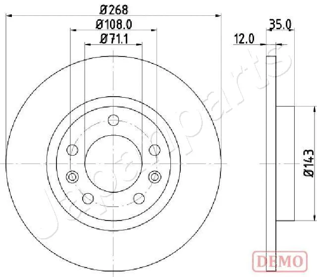 Brake Disc (DP-0408C)