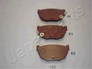 Brake Pad Set, disc brake (PP-122AF)