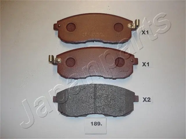 Brake Pad Set, disc brake (PA-189AF)