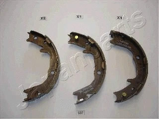 Brake Shoe Set, parking brake (GF-507AF)