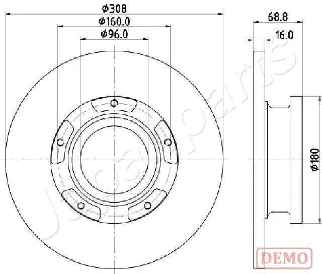 Brake Disc (DP-0312C)