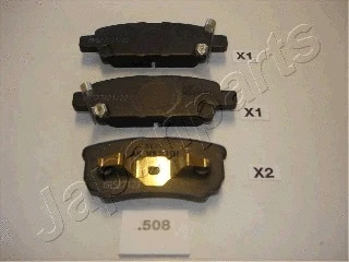 Brake Pad Set, disc brake (PP-508AF)