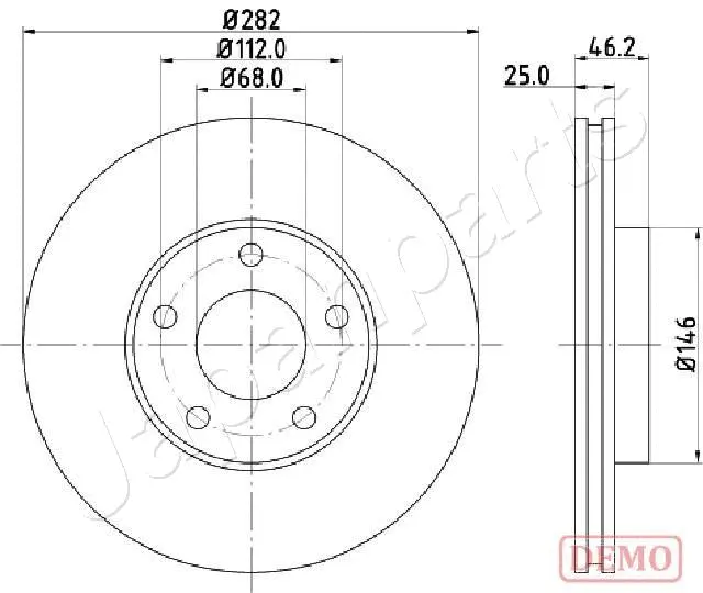 Brake Disc (DI-0955C)