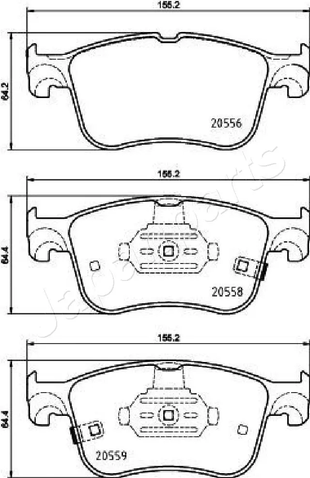 Brake Pad Set, disc brake (PA-0354AF)