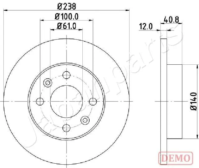 Brake Disc (DI-0714C)