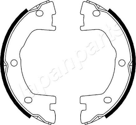 Brake Shoe Set, parking brake (GF-0231AF)