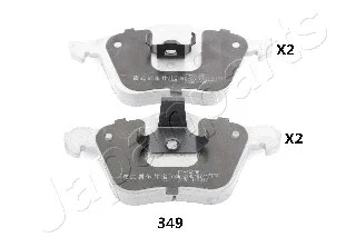 Brake Pad Set, disc brake (PA-349AF)