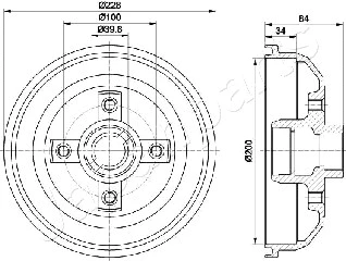 Brake Drum (TA-0407)