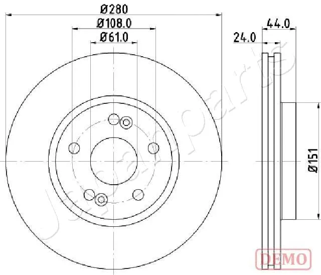 Brake Disc (DI-0710C)