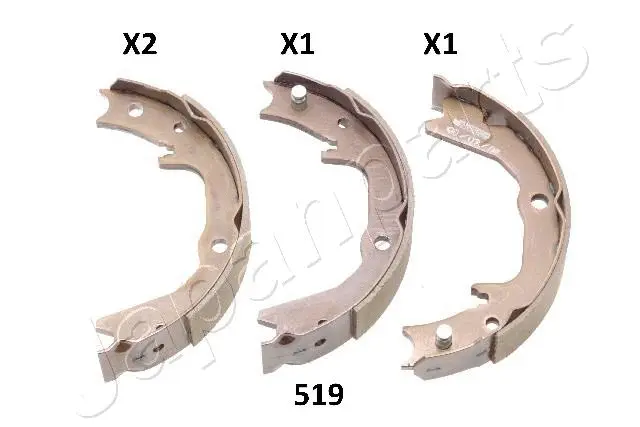 Brake Shoe Set, parking brake (GF-519AF)