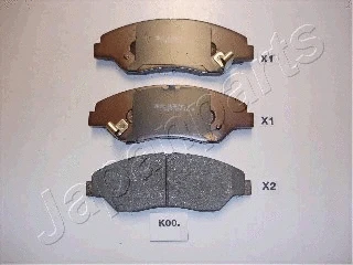 Brake Pad Set, disc brake (PA-K00AF)