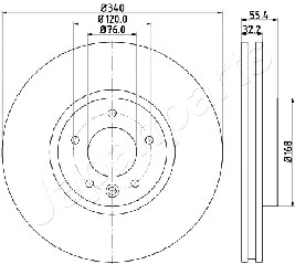 Brake Disc (DI-0954)