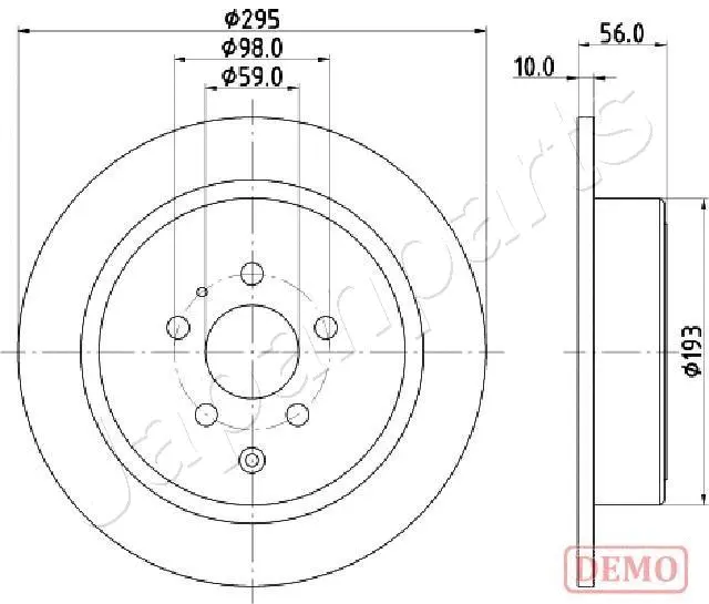 Brake Disc (DP-0608C)