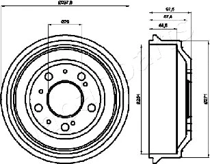 Brake Drum (TA-0605)