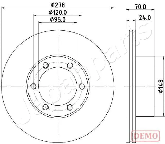 Brake Disc (DI-0715C)