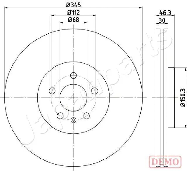 Brake Disc (DI-0912C)