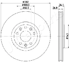Brake Disc (DI-0635)