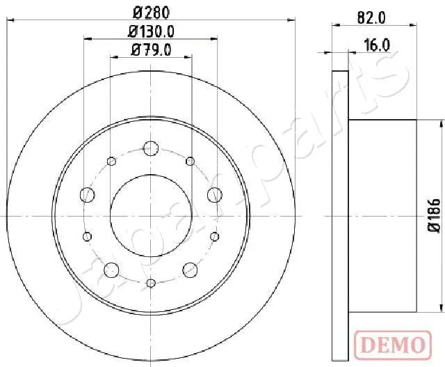 Brake Disc (DP-0611C)