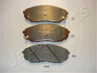 Brake Pad Set, disc brake (PA-K08AF)