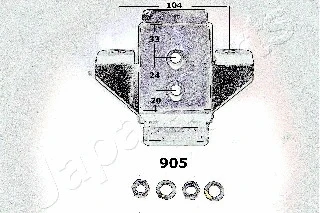 Mounting, engine
