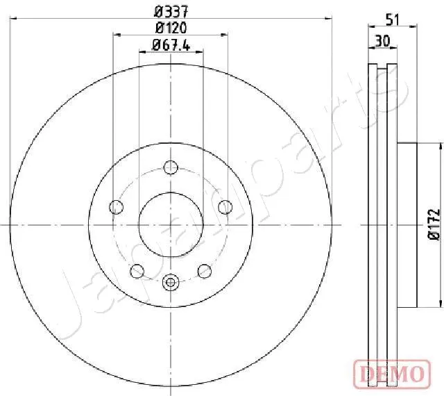 Brake Disc (DP-0323C)