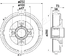 Brake Drum (TA-0401)