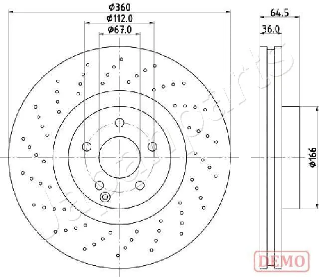 Brake Disc (DI-0527C)