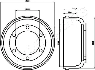 Brake Drum (TA-0317)